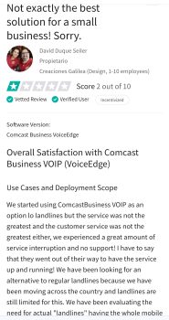 Comcast business phone alternatives